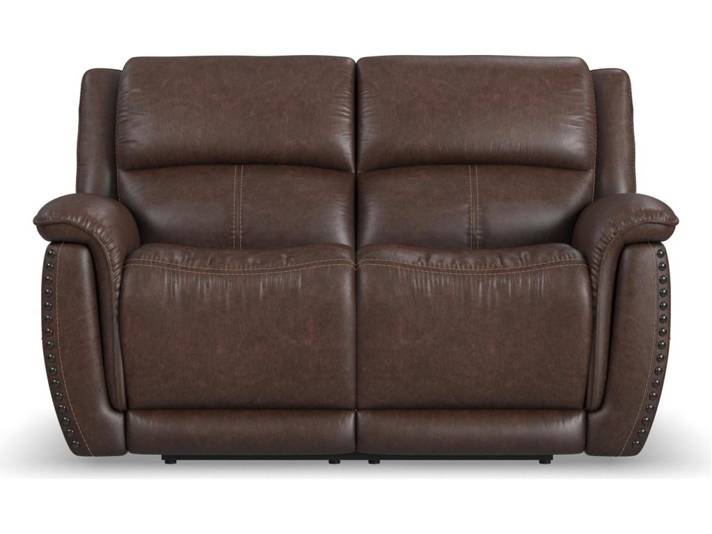Beau Sable Fabric Power Reclining Loveseat with Power Headrests - image 2
