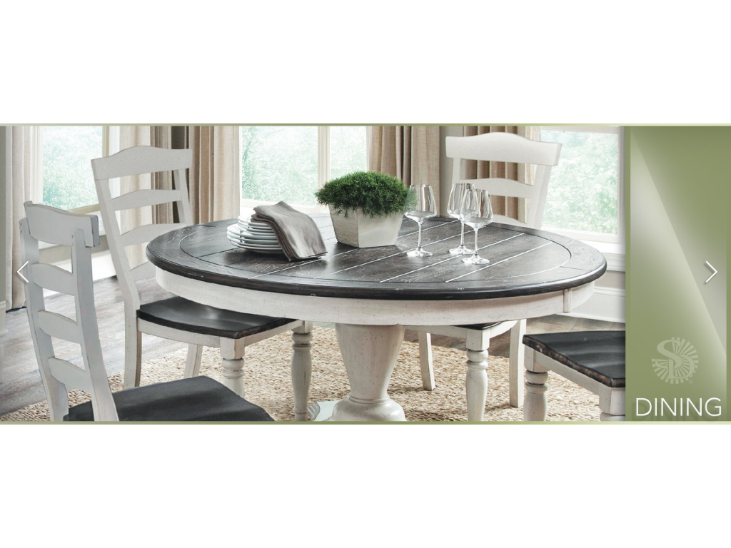 54"R Carriage House Table, 30"H 1014EC-B Table Base 1014EC-T Table Top - image 2