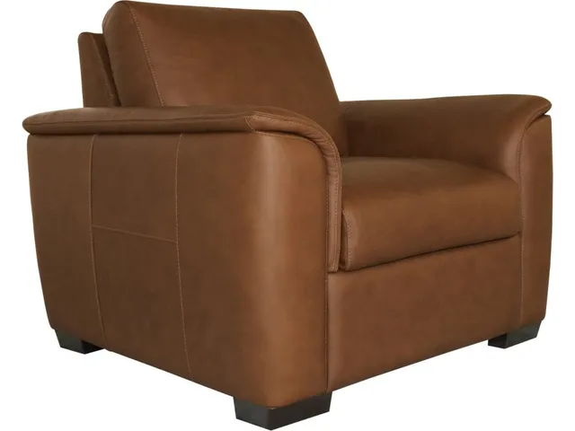 Henry Caramel Leather Chair