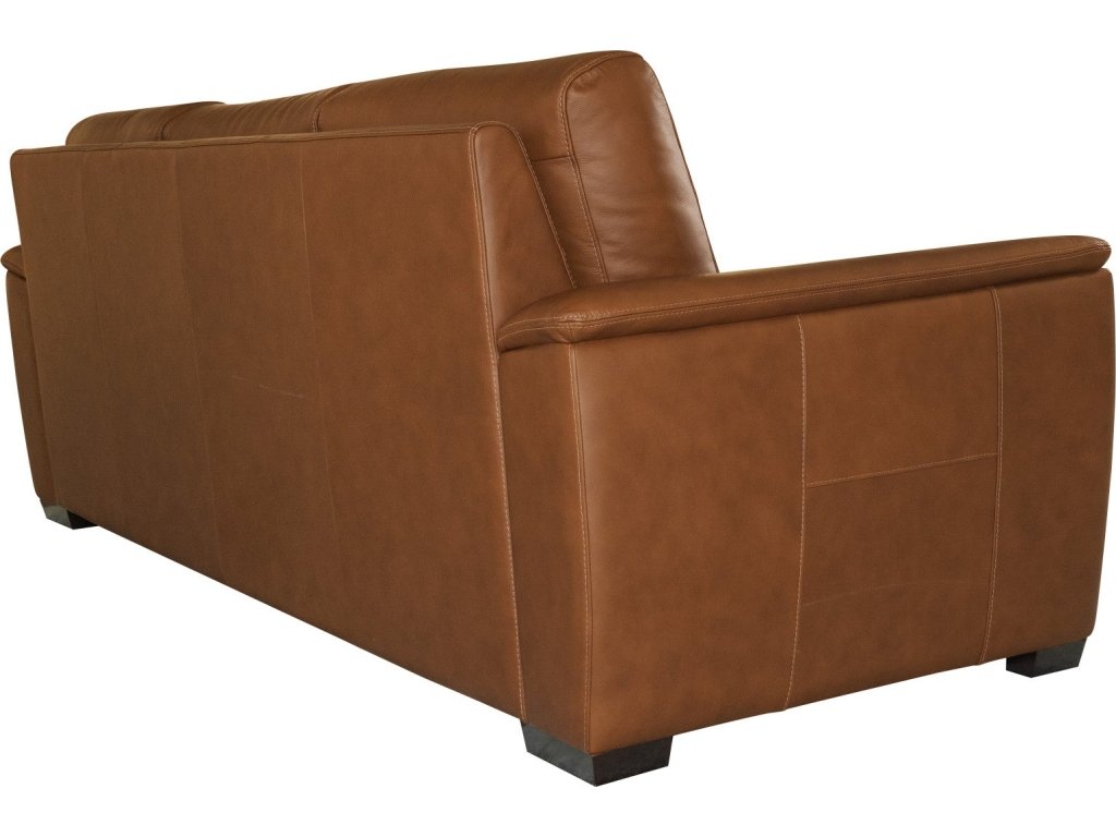 Henry Caramel Leather Sofa - image 10