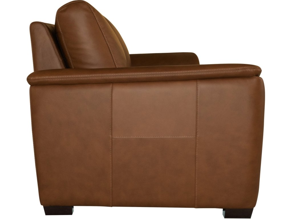 Henry Caramel Leather Sofa - image 3