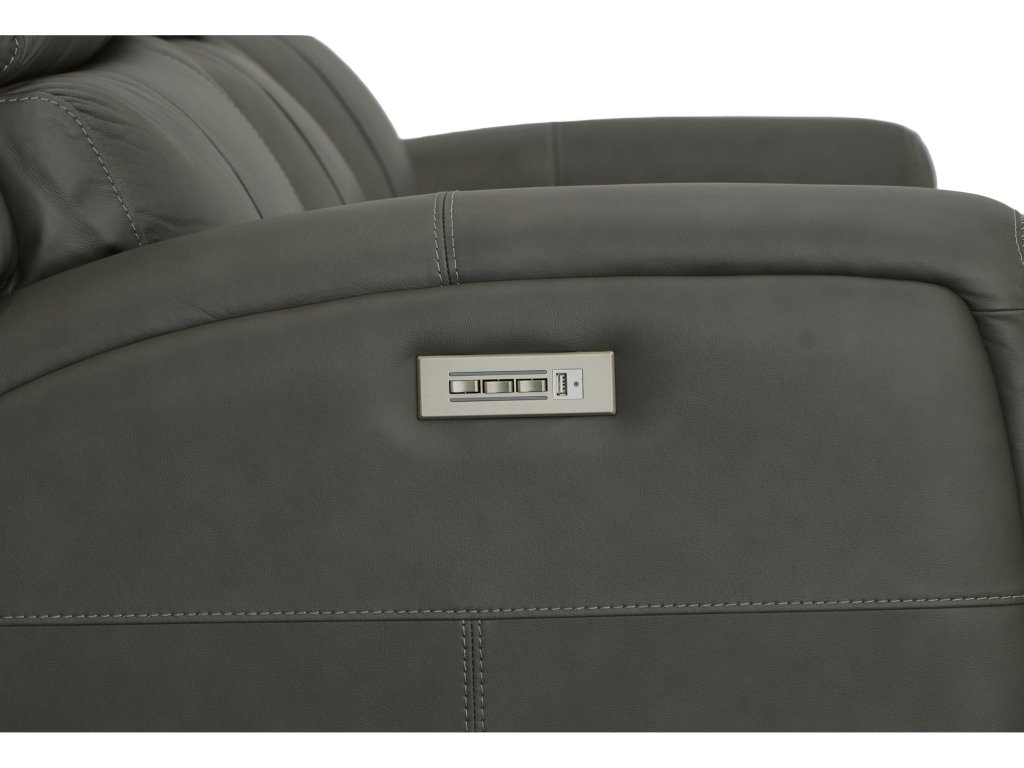 Linden Leather Power Reclining Sofa with Power Headrests & Lumbar - image 6