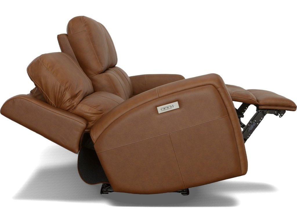 Linden Leather Power Reclining Sofa with Power Headrests & Lumbar - image 7