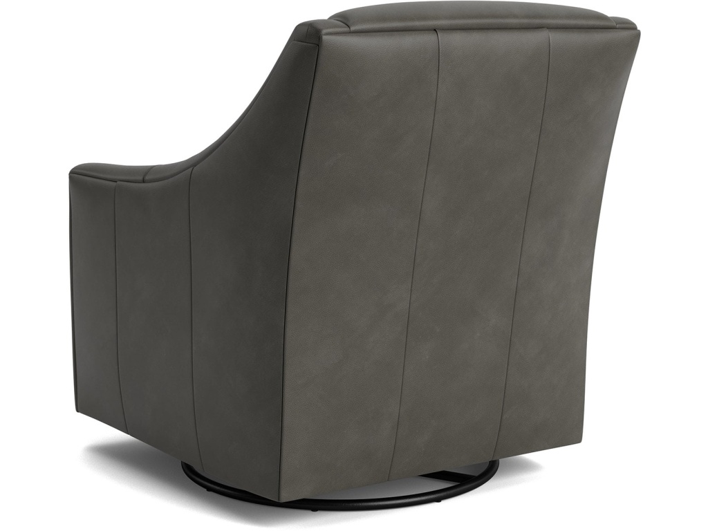 Corinna Leather Swivel Chair - image 3