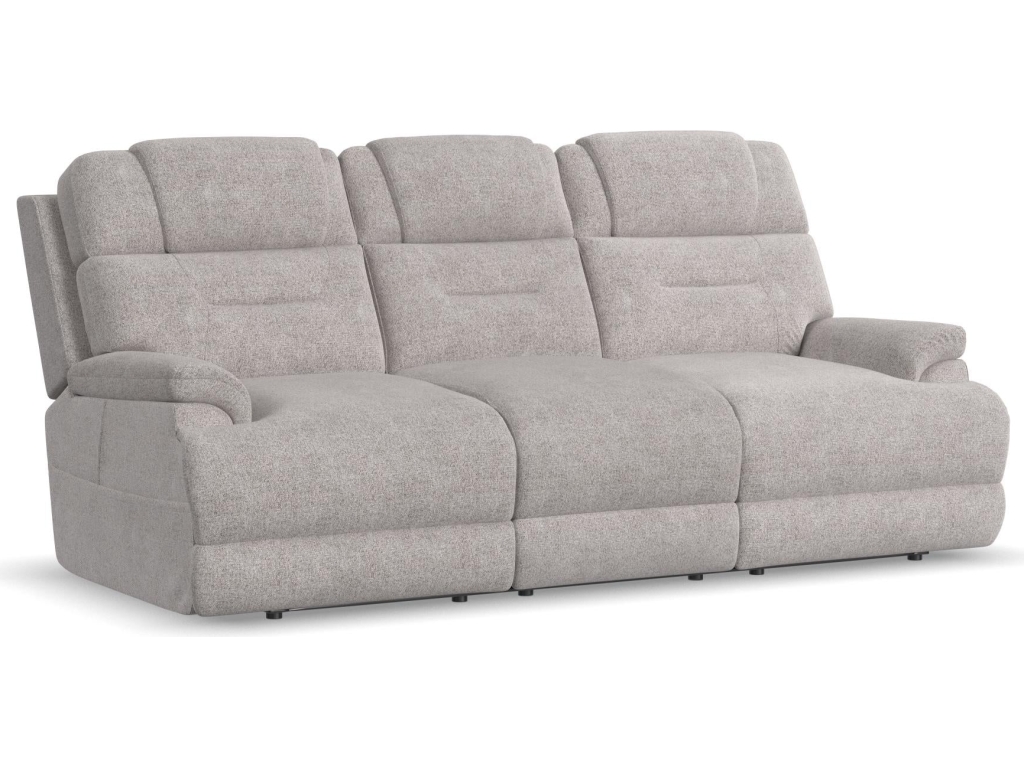 Zofa Dove Fabric Power Sleep Sofa with Power Headrests & Lumbar - main image