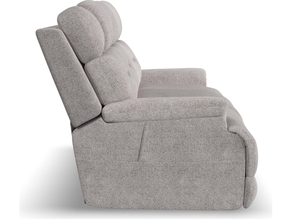 Zofa Dove Fabric Power Sleep Sofa with Power Headrests & Lumbar - image 2