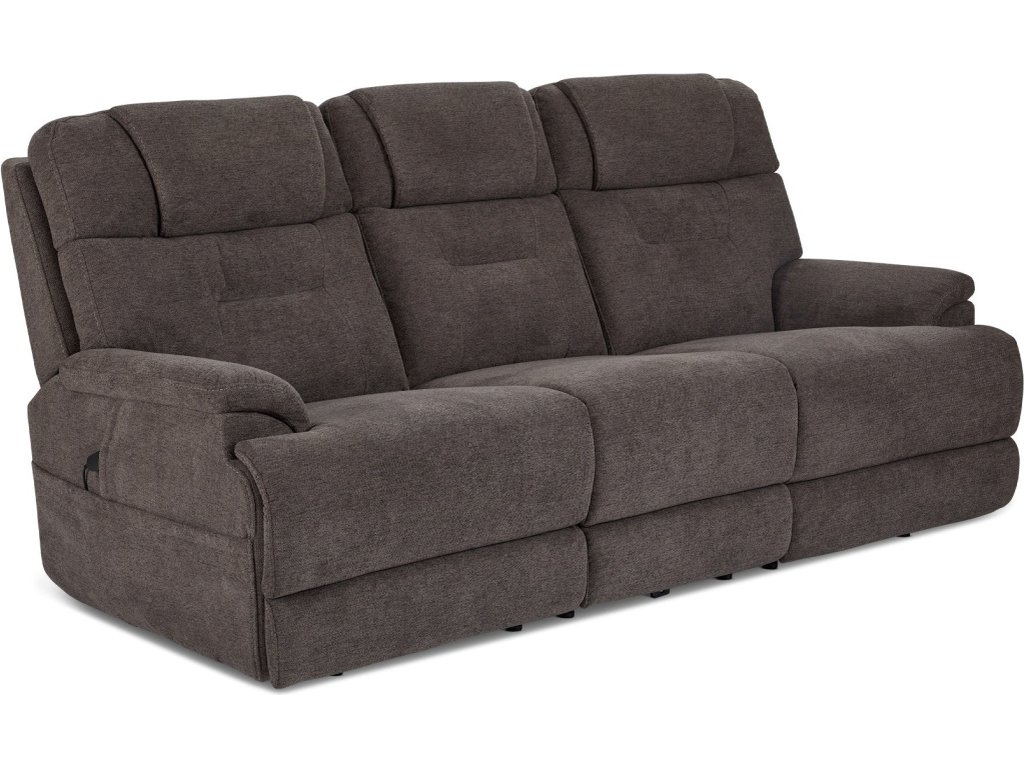 Zofa Umber Fabric Power Sleep Sofa with Power Headrests & Lumbar - main image