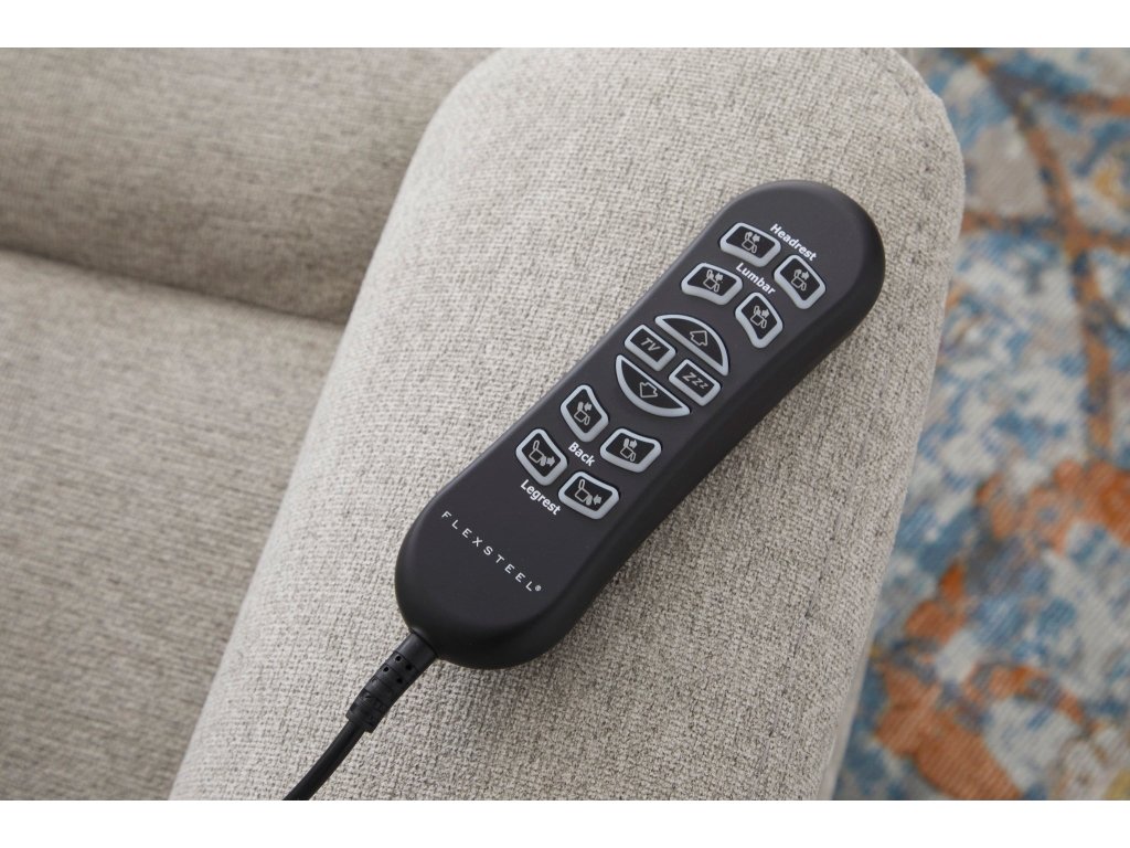 Zecliner Model 2 Petite Dove Fabric Power Sleep Chair - image 6