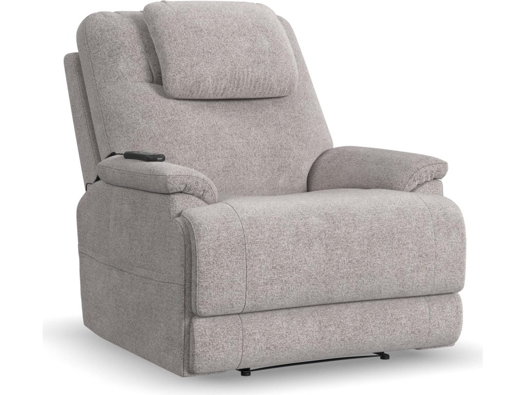 Zecliner Model 2 Petite Dove Fabric Power Lift Recliner with Power Headrest & Lumbar - image 13