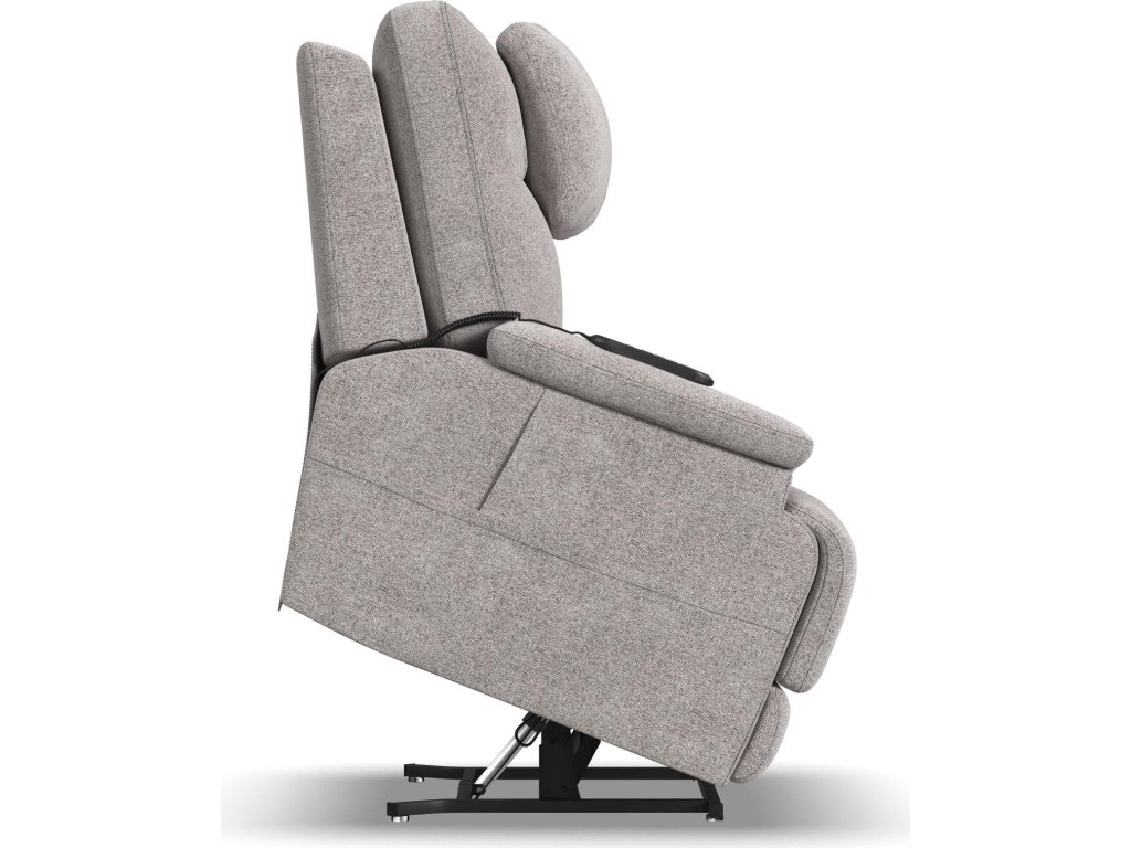 Zecliner Model 2 Petite Dove Fabric Power Lift Recliner with Power Headrest & Lumbar - image 15