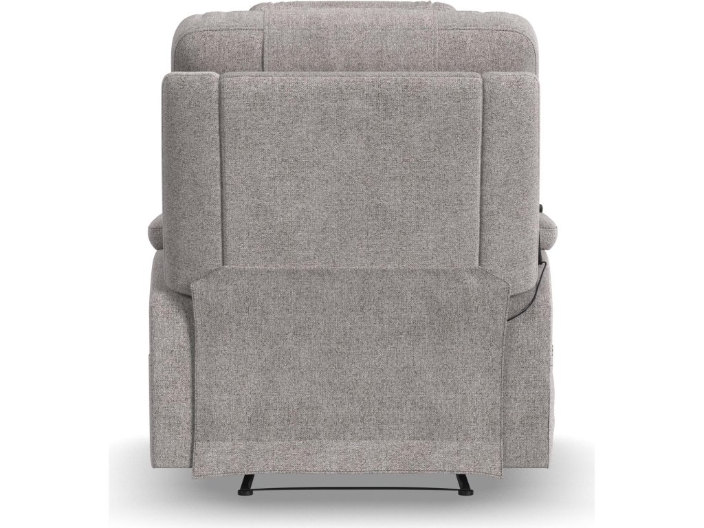 Zecliner Model 2 Petite Dove Fabric Power Lift Recliner with Power Headrest & Lumbar - image 17