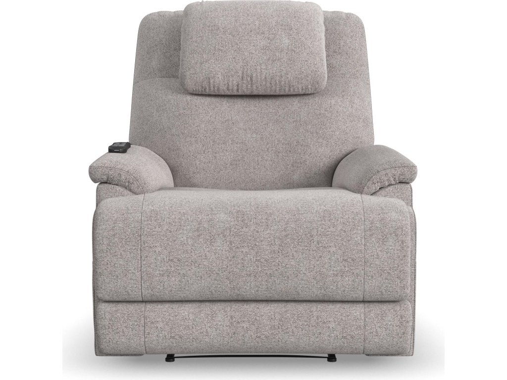 Zecliner Model 2 Petite Dove Fabric Power Lift Recliner with Power Headrest & Lumbar - image 2
