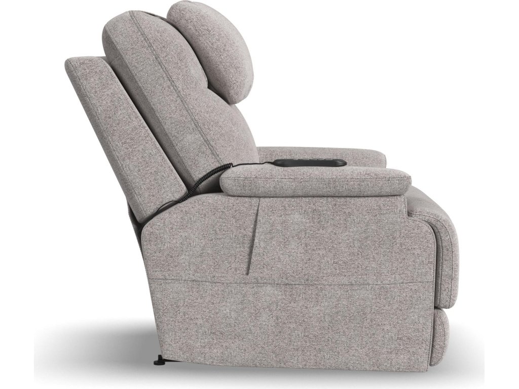 Zecliner Model 2 Petite Dove Fabric Power Lift Recliner with Power Headrest & Lumbar - image 3