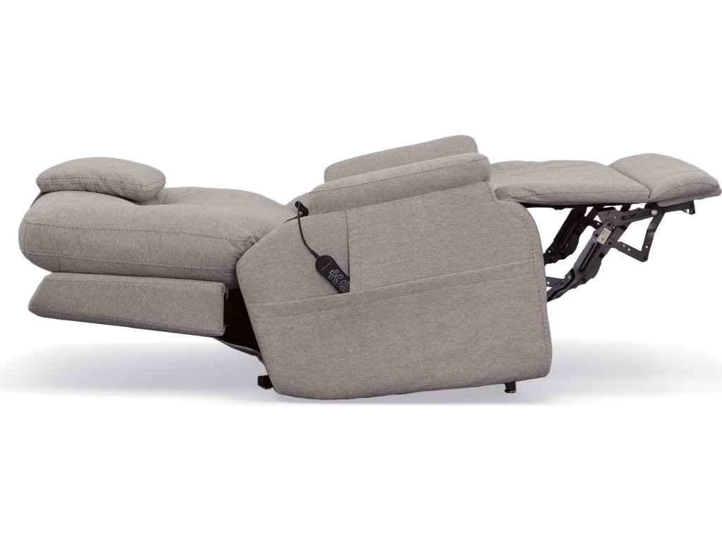 Zecliner Model 1 Dove Fabric Power Sleep Chair - image 14
