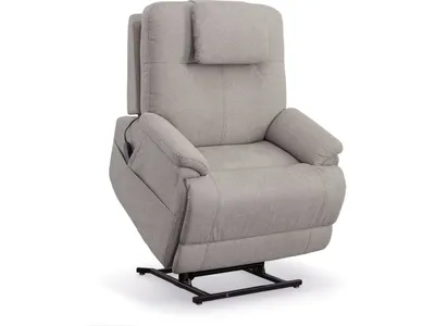 Zecliner Model 1 Dove Fabric Power Lift Sleep Chair