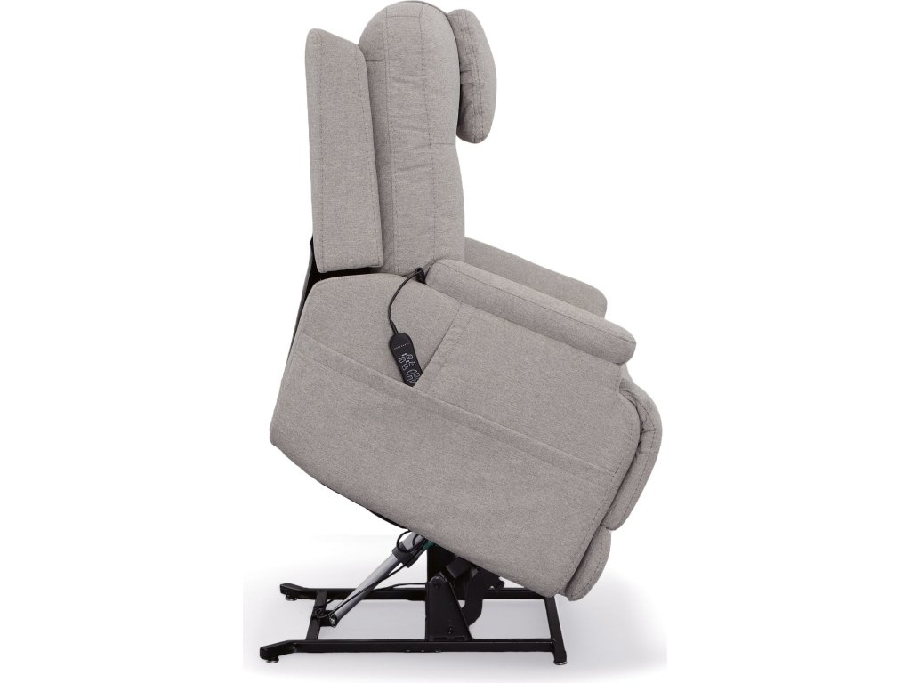 Zecliner Model 1 Dove Fabric Power Lift Sleep Chair - image 17
