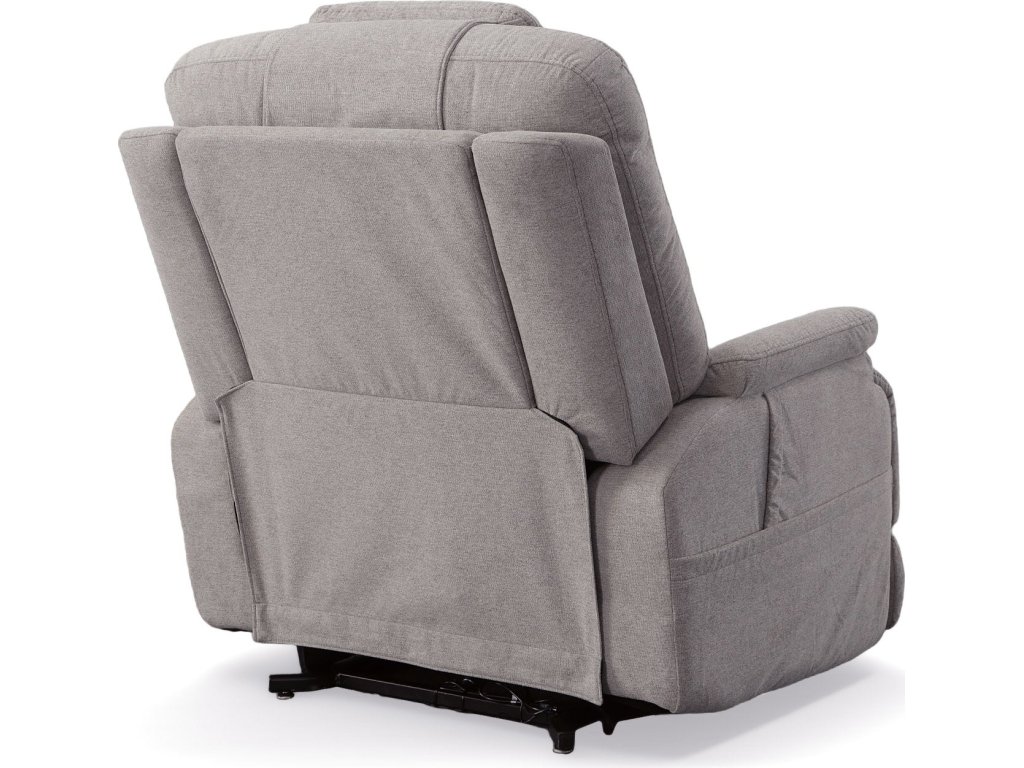 Zecliner Model 1 Dove Fabric Power Lift Sleep Chair - image 19