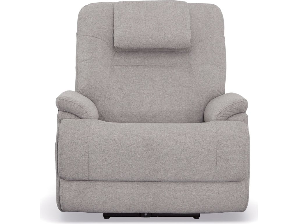 Zecliner Model 2 Dove Fabric Power Sleep Chair - image 2