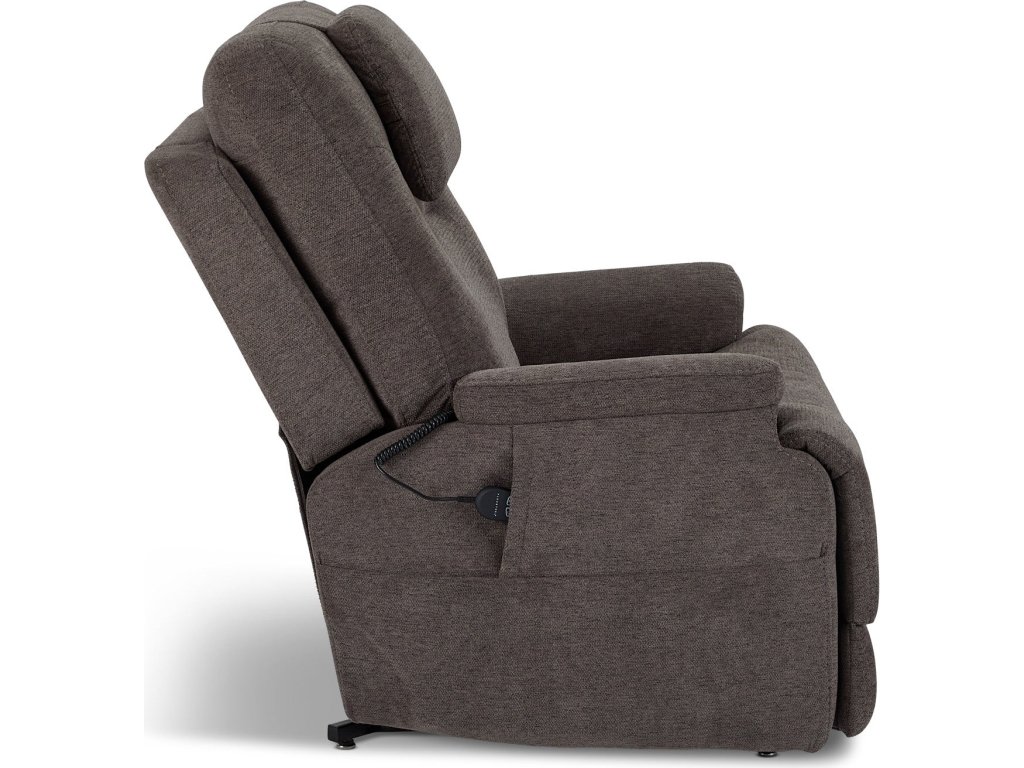Zecliner Model 2+ Umber Fabric Power Lift Recliner with Power Headrest, Lumbar, Heat & Massage - image 2