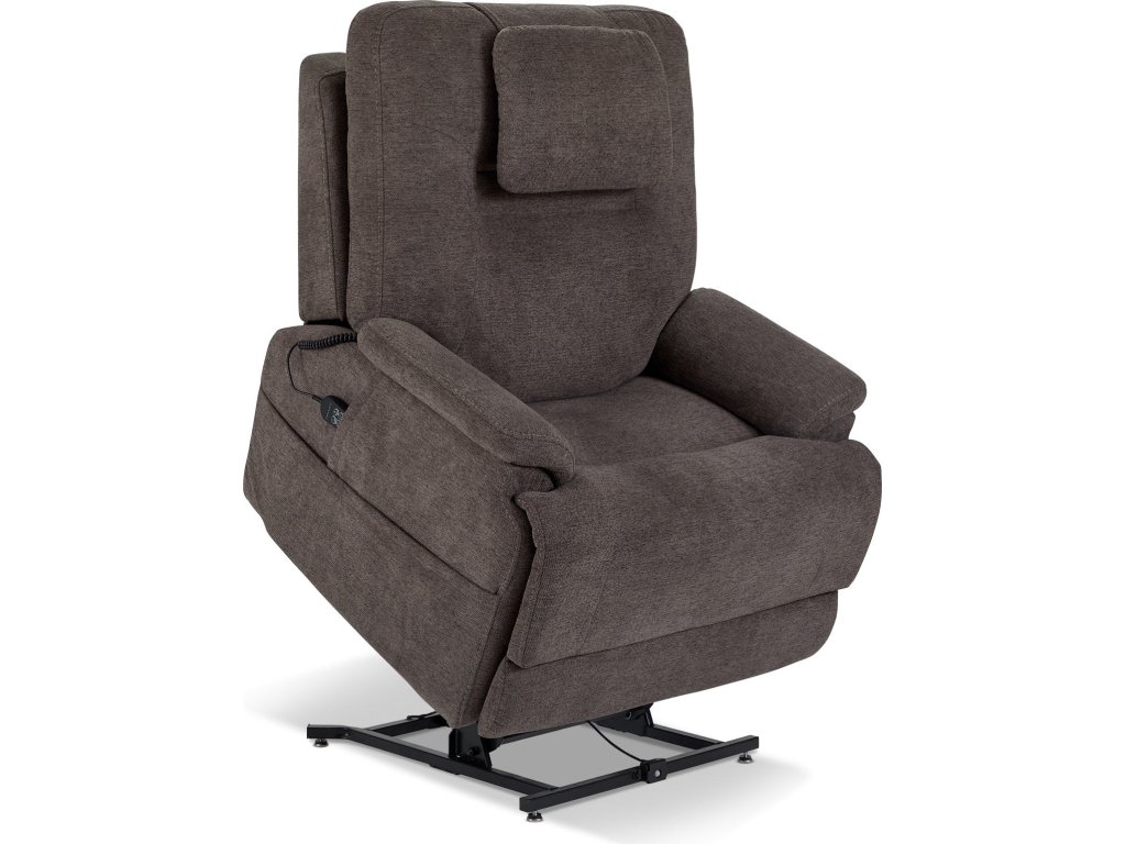 Zecliner Model 2+ Umber Fabric Power Lift Recliner with Power Headrest, Lumbar, Heat & Massage - image 4