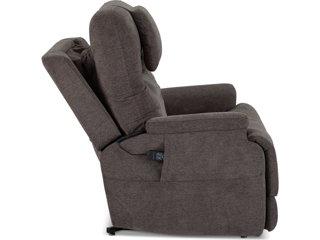 Zecliner Model 2+ Umber Fabric Power Lift Recliner with Power Headrest, Lumbar, Heat & Massage - image 5