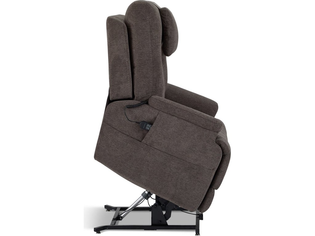 Zecliner Model 2+ Umber Fabric Power Lift Recliner with Power Headrest, Lumbar, Heat & Massage - image 6