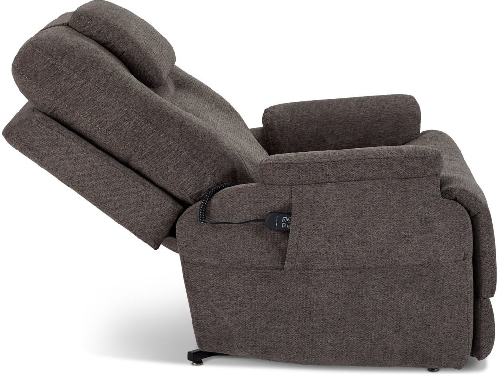 Zecliner Model 2+ Umber Fabric Power Lift Recliner with Power Headrest, Lumbar, Heat & Massage - image 7