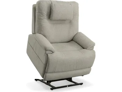 Zecliner Model 2 Dove Fabric Power Lift Sleep Chair