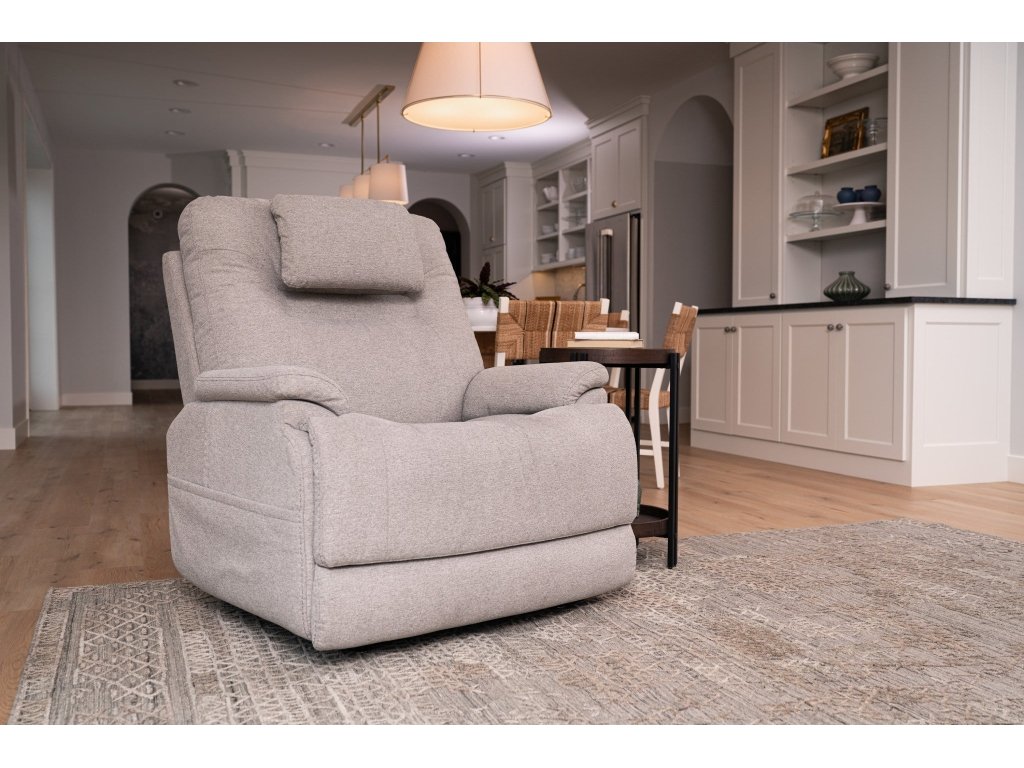 Zecliner Model 2 Dove Fabric Power Lift Sleep Chair - image 13