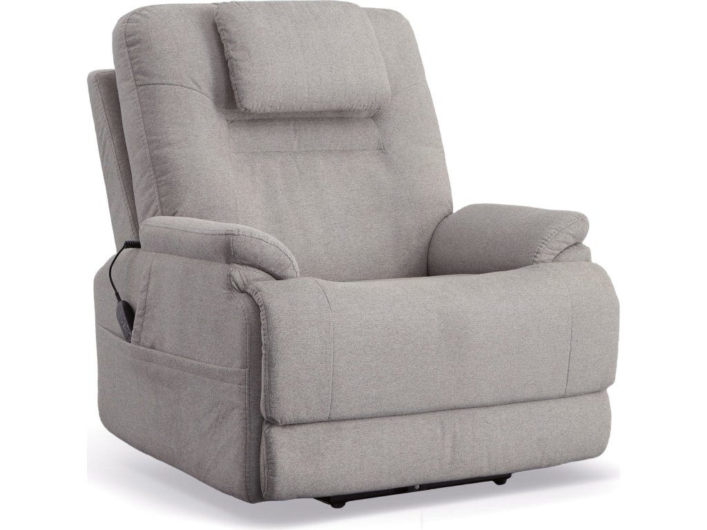 Zecliner Model 2 Dove Fabric Power Lift Sleep Chair - image 14