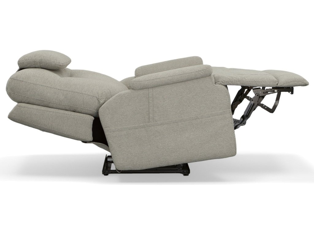 Zecliner Model 2 Dove Fabric Power Lift Sleep Chair - image 19