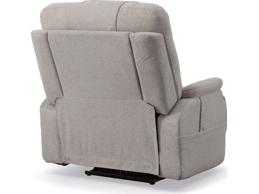 Zecliner Model 2 Dove Fabric Power Lift Sleep Chair - image 20