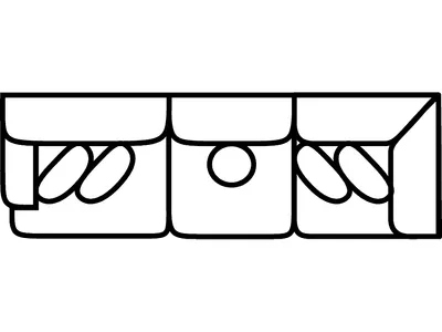 LSF Tux Sofa - Alternative View