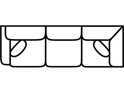 LSF Tux Sofa - Alternative View