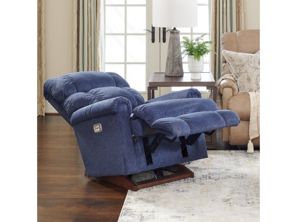 Pinnacle Power Rocking Recliner w/ Headrest & Lumbar - image 3