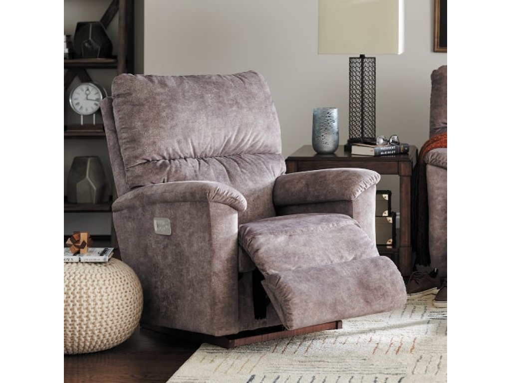 Brooks Power Rocking Recliner w/ Headrest & Lumbar - image 2