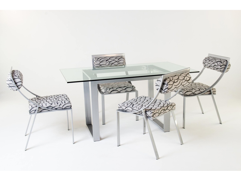 Nolan Table Base with Blake Dining Chairs - image 8