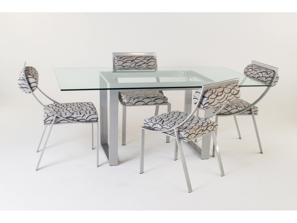 Nolan Table Base with Blake Dining Chairs - image 10
