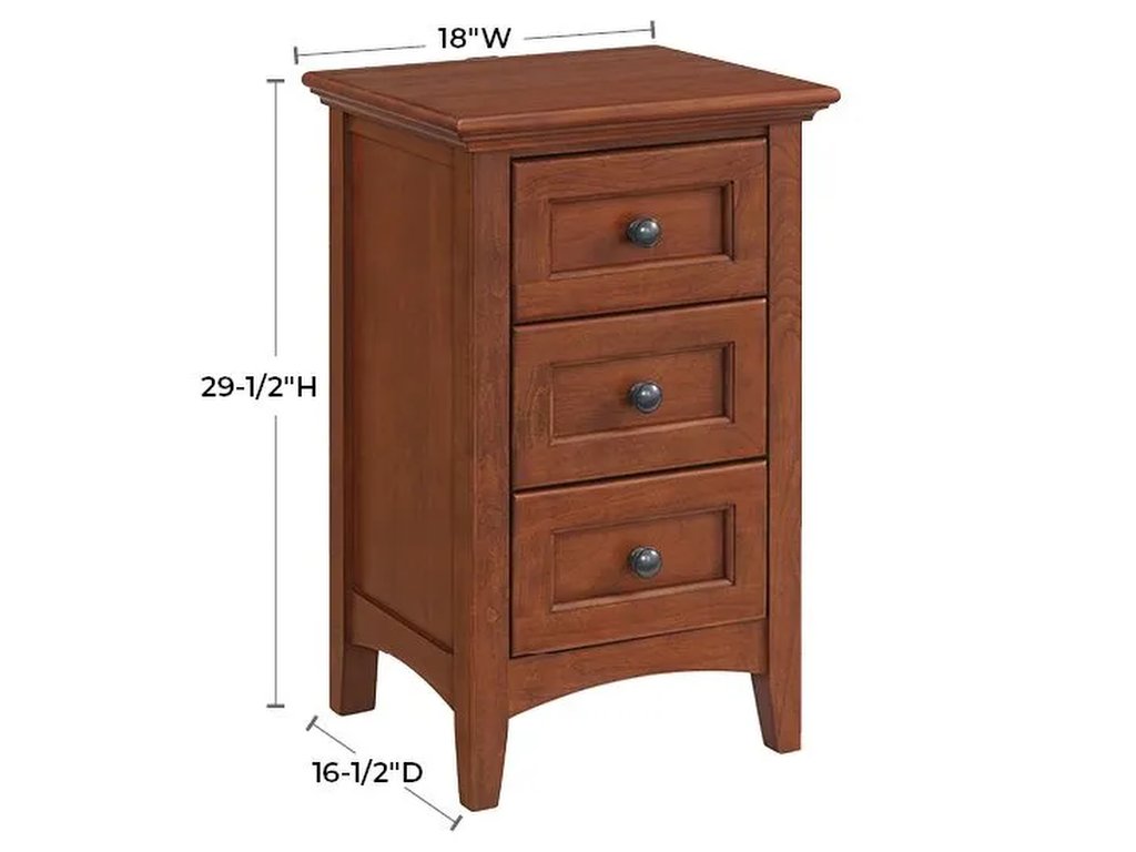 McKenzie Small 3-Drawer Nightstand - image 1