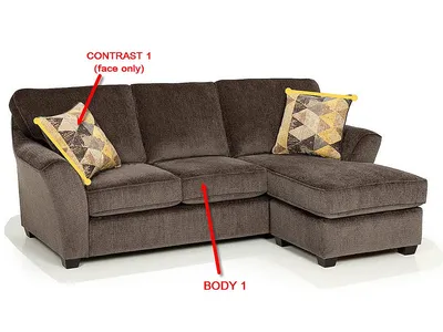 Sofa Chaise w/ Storage
