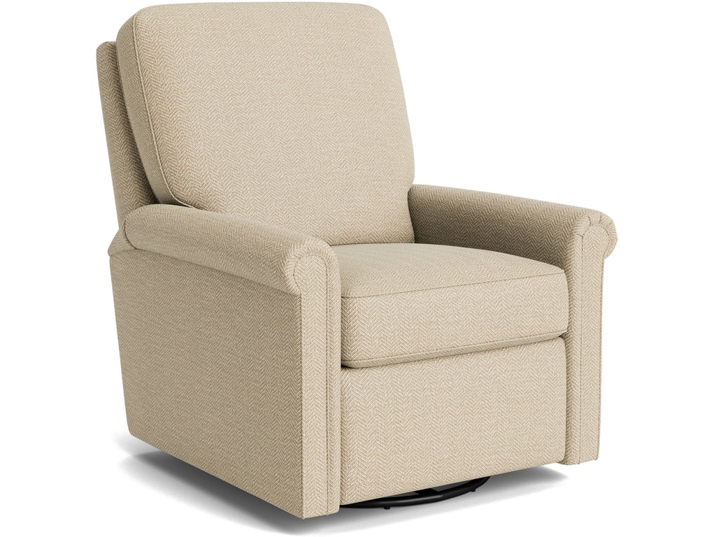 Thompson Panel Arm Swivel Glider Chair - image 1