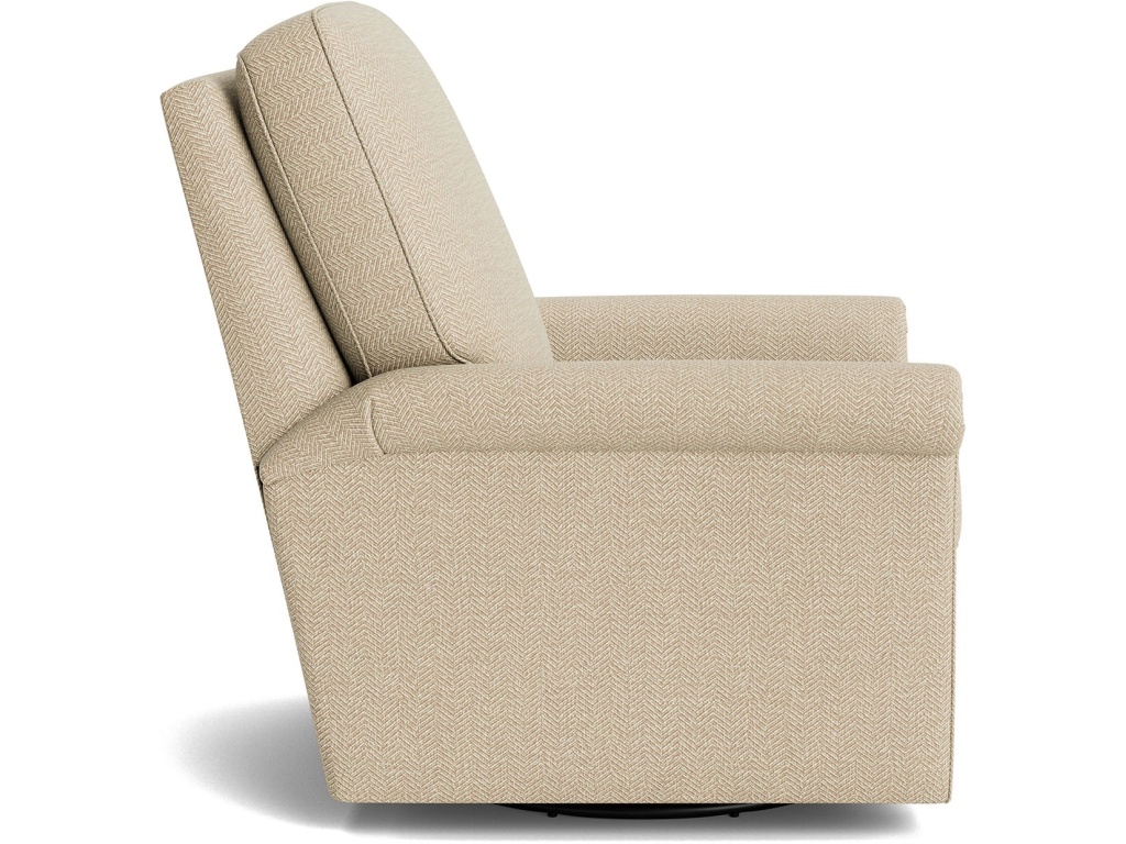 Thompson Panel Arm Swivel Glider Chair - image 2