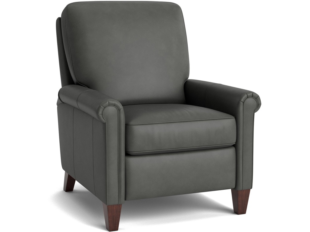 Thompson Leather Panel Arm Manual Recliner - image 1