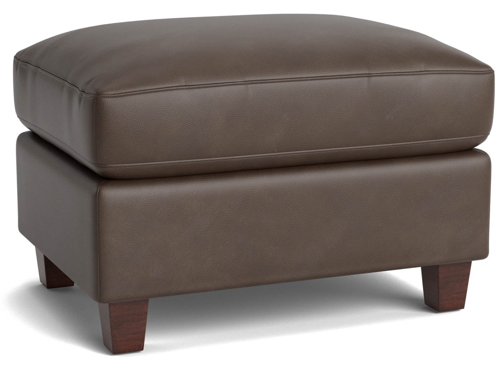 Trent Leather Ottoman - main image