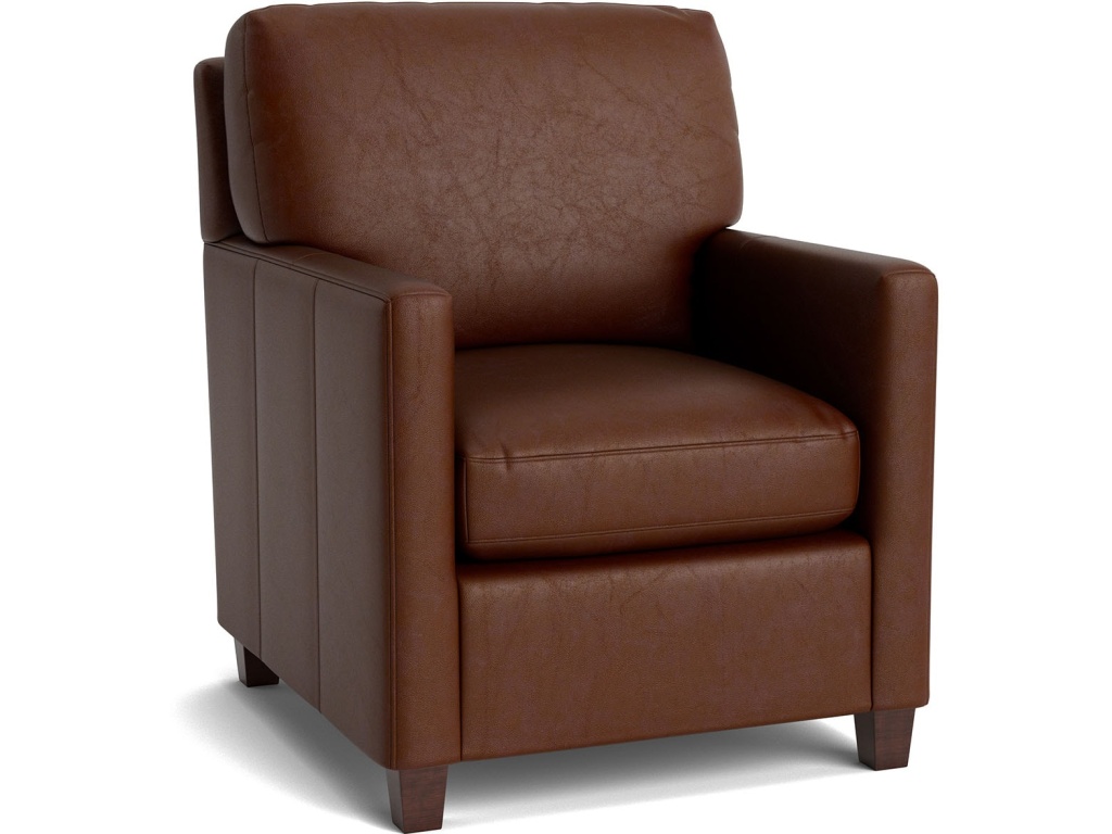 Trent Leather Accent Chair - image 1