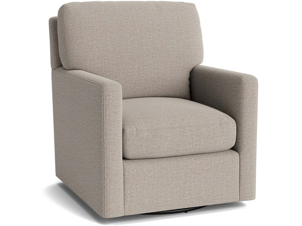 Trent Thin Track Arm Swivel Glider Chair - image 1