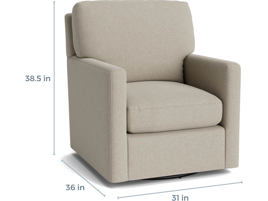 Trent Track Arm Swivel Chair - image 4