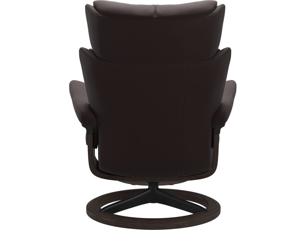 Stressless® Magic (M) Signature Base Recliner with Ottoman - image 2