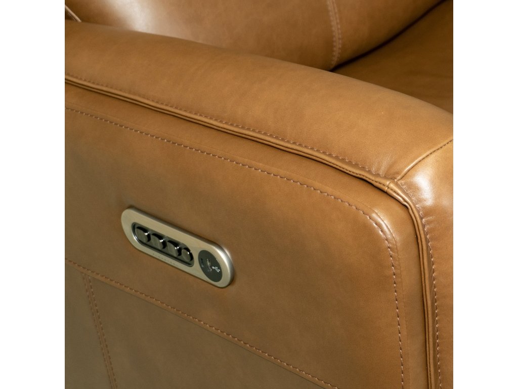 Alister Sedona Leather Power Gliding Recliner with Power Headrest and Lumbar - image 6