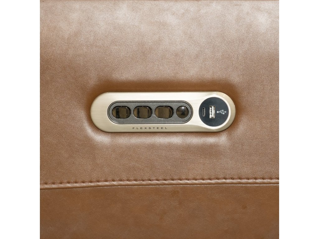 Alister Sedona Leather Power Gliding Recliner with Power Headrest and Lumbar - image 7